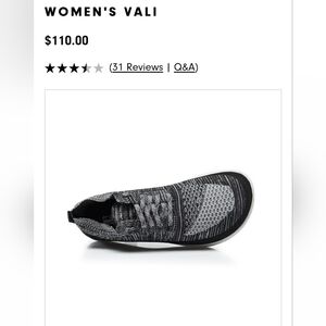 Altra Women's Black and Gray Knit Vali Sneakers, Sz 7